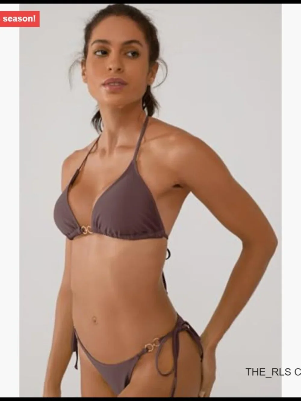Cheeky Triangle String Bikini Set 80% Nylon 20% Elastane